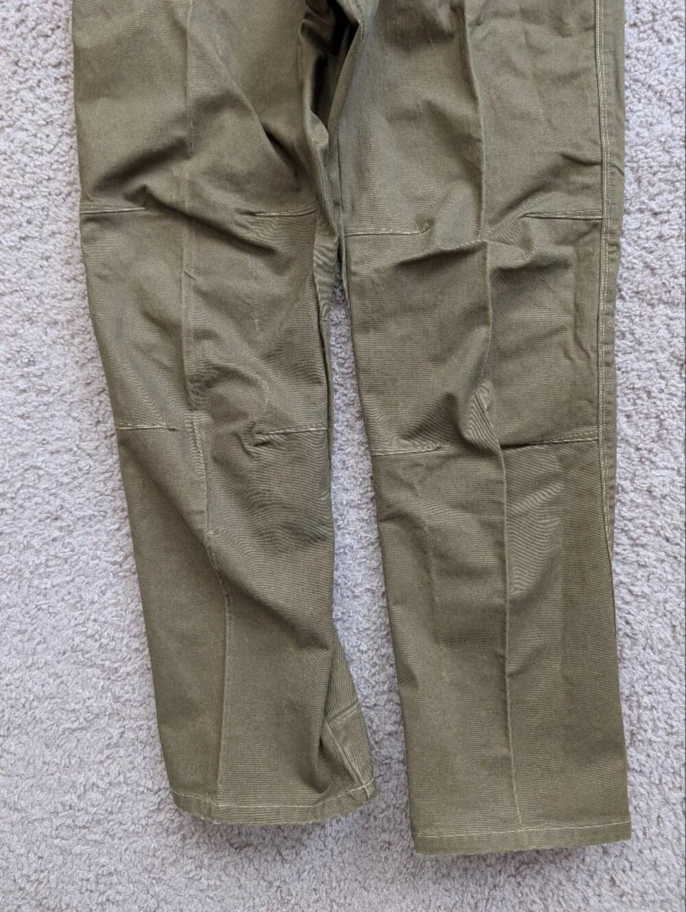 Kuhl Men Vintage Patina Olive Green Ryder Workwear Straight Leg Pants Size 32x30